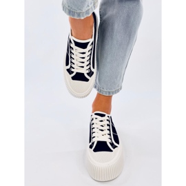 Baskets pour femmes sur la plateforme Dors Black noir 1