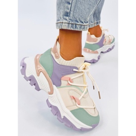 Beals Baskets compensées colorées violettes 5