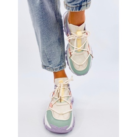 Beals Baskets compensées colorées violettes 2