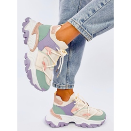Beals Baskets compensées colorées violettes 3