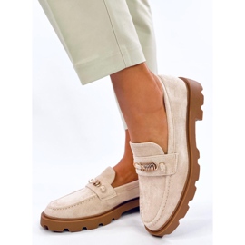 Mocassins femme Molla Beige 2 Mocassins femme Molla Beige 2