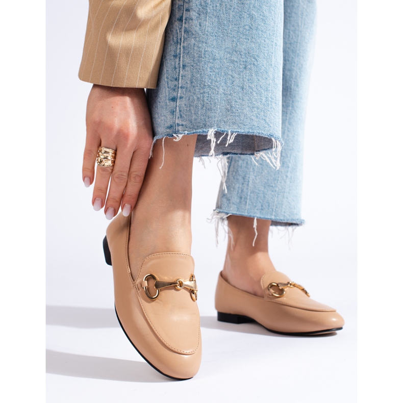 Mocassins Chaussures beiges brun 1