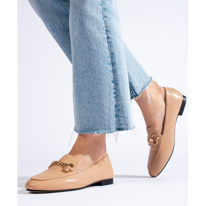 Mocassins Chaussures beiges brun 2