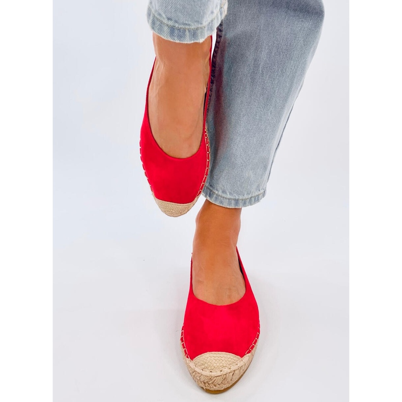 Espadrilles femme Treisa Rouge 1 Espadrilles femme Treisa Rouge 1