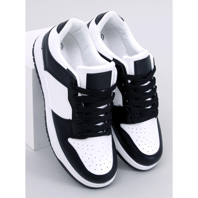 Baskets bicolores Ballou Noir blanche 1 Baskets bicolores Ballou Noir blanche 1