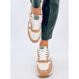 Baskets femme Agassi Beiggreen blanche 1