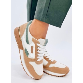 Baskets femme Agassi Beiggreen blanche 2
