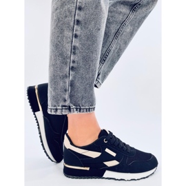 Baskets femme Agassi Blackbeig le noir 2