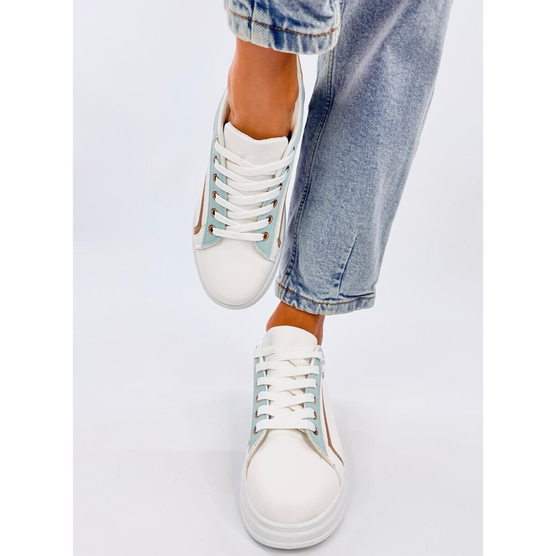Baskets femme Ateer Bleu blanche 2 Baskets femme Ateer Bleu blanche 2