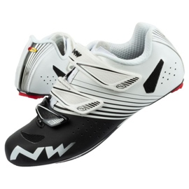 Northwave Torpedo 3S chaussures de cyclisme 80141004 51 blanc et noir blanche 1