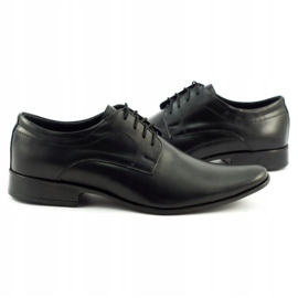 Olivier 108 chaussures habillées noires pour hommes 3