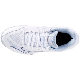 Chaussures de volley-ball Mizuno Thunder Blade Z Mid W V1GC237500 blanc 1