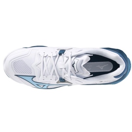 Chaussures de volley-ball Mizuno Wave Lightning Z8 M V1GA240021 blanche 1