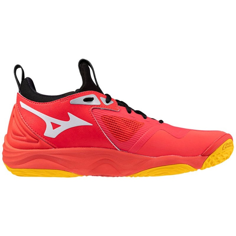 Chaussures de volley-ball Mizuno Wave Momentum 3 M V1GA231204 rouge 1