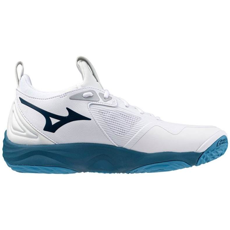 Chaussures de volley-ball Mizuno Wave Momentum 3 M V1GA231221 blanche 1 Chaussures de volley-ball Mizuno Wave Momentum 3 M V1GA231221 blanche 1