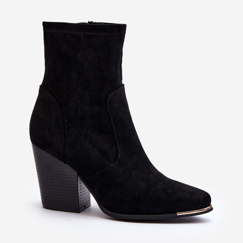 Bottines Femme Noir Sanile le noir 2