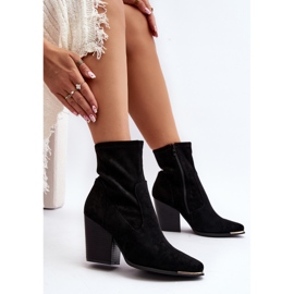 Bottines Femme Noir Sanile le noir 1