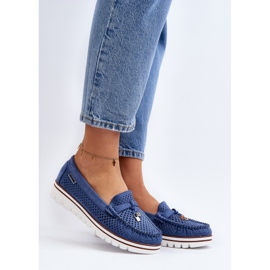 Mocassins Ajourés Femme Bleu Twista 2 Mocassins Ajourés Femme Bleu Twista 2