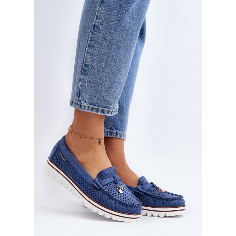 Mocassins Ajourés Femme Bleu Twista 2 Mocassins Ajourés Femme Bleu Twista 2