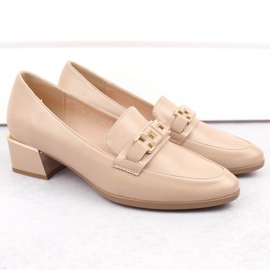 Vinceza W JAN270B chaussures à talons bas, beige 2