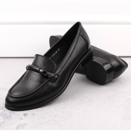 Potocki W WOL204A chaussures à talons bas, noir le noir 3