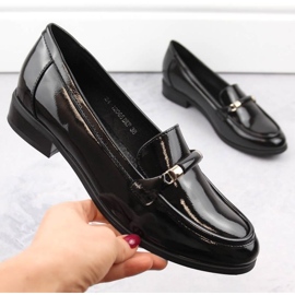 Potocki W WOL204B chaussures vernies noires le noir 1