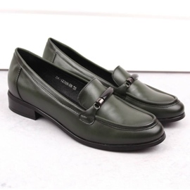 Potocki W WOL204C chaussures à talons bas, vert 2