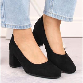 Escarpins Potocki W WOL207A en daim, noir le noir 3