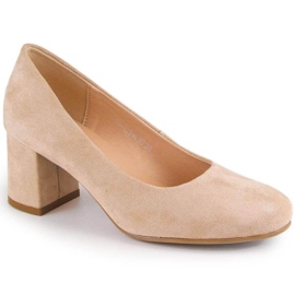 Escarpins Potocki W WOL207B en daim, beige 4