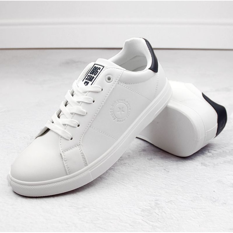 Chaussures de sport Big Star M INT1960A, blanches 2 Chaussures de sport Big Star M INT1960A, blanches 2