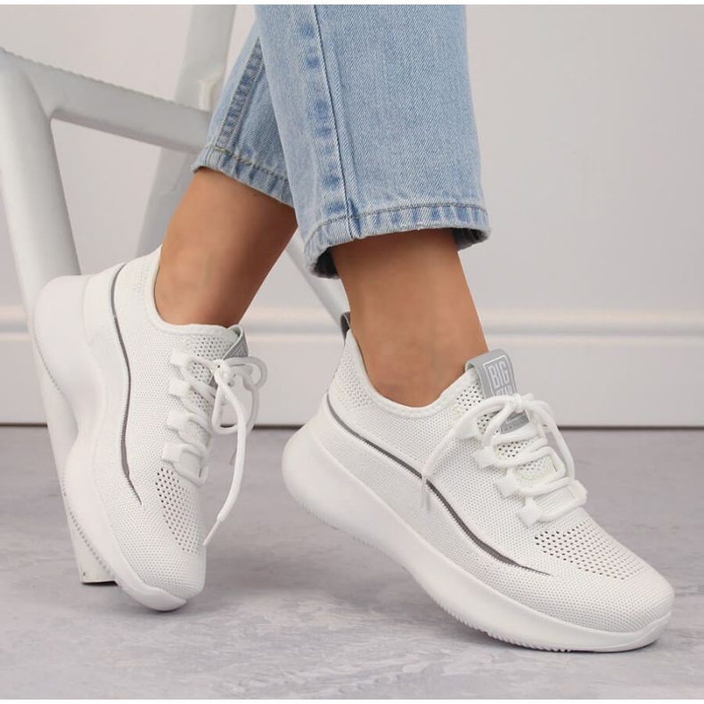 Big Star W INT1961A chaussures de sport ajourées, blanches 1