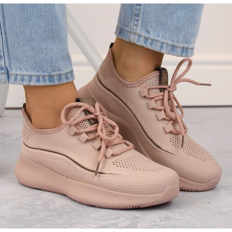 Big Star W INT1961C chaussures de sport ajourées nude rose 2