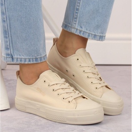 Baskets à plateforme Big Star W INT1963B, beige 2