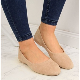 EVento W EVE205B ballerines en daim, beige 3
