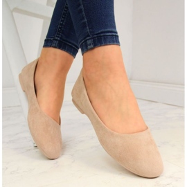 EVento W EVE205B ballerines en daim, beige 6