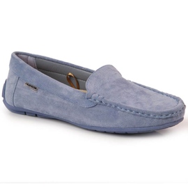 EVento W EVE259B mocassins en daim, bleu 6