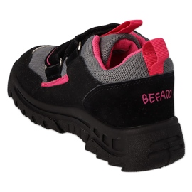Trek sportif pour enfants Befado, imperméable, avec Velcro 515Y008, noir le noir 2