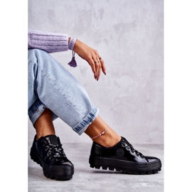 Baskets Laquées à la Mode Big Star KK274044 Noir le noir 3 Baskets Laquées à la Mode Big Star KK274044 Noir le noir 3