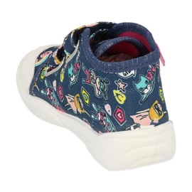 Chaussons enfants Befado avec Velcro 212P080 bleu 4 Chaussons enfants Befado avec Velcro 212P080 bleu 4