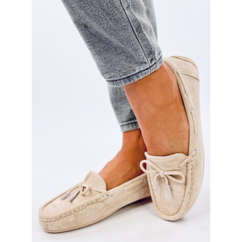 Wards Mocassins en daim beige 2
