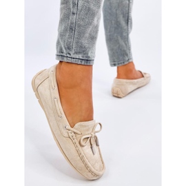 Wards Mocassins en daim beige 4