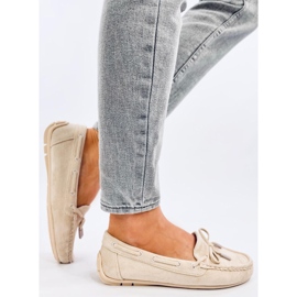 Wards Mocassins en daim beige 3