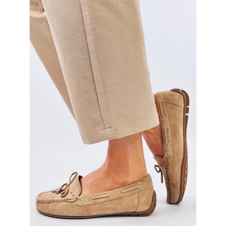 Wards Mocassins en daim kaki beige 2