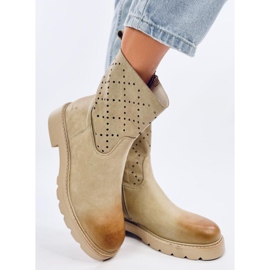 Bottines ajourées Issey Green vert 3