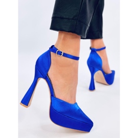 Escarpins à plateforme Carlie Navy bleu 4