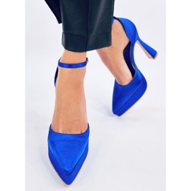 Escarpins à plateforme Carlie Navy bleu 1