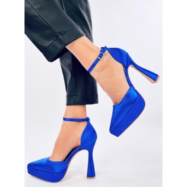 Escarpins à plateforme Carlie Navy bleu 2