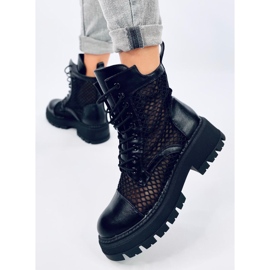 Bottines ajourées Ralston Nero le noir 2