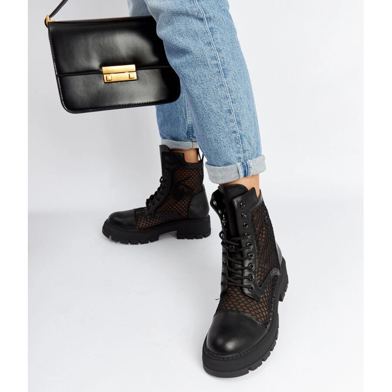 Bottines Waldeck transparentes noires le noir 1