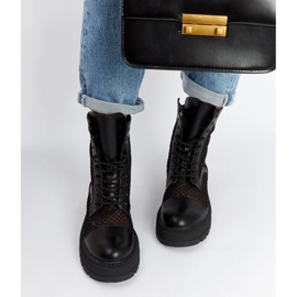 Bottines Waldeck transparentes noires le noir 2
